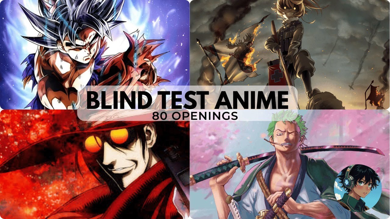 BLINDTEST 80 ANIME OPENING