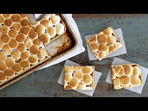 video Marshmallow-Brown Butter-Pumpkin Slab Pie, Worldwide Recipes Marshmallow-Brown Butter-Pumpkin Slab Pie