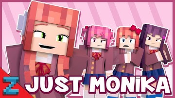 "Just Monika” Minecraft Doki Doki Animated Music Video (Song By Random Encounters)