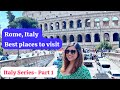 Best places to visit in rome 4 days in rome part 1  italy series italy rome colosseum