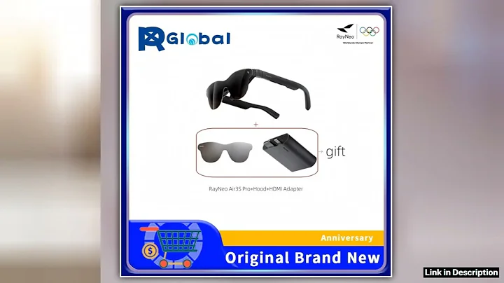 RayNeo Air 3S Pro smart AR glasses equivalent to 4 meters 135 inches 3D surround sound 120Hz Smart