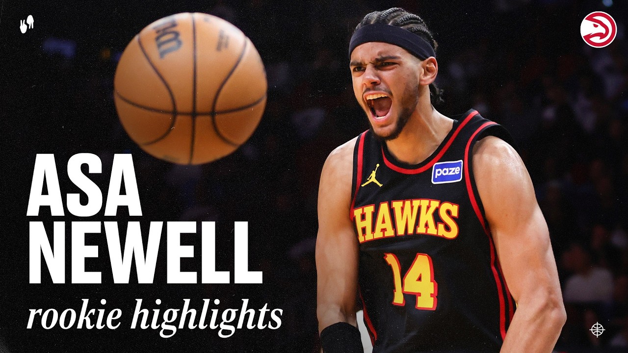 Asa Newell Rookie Season Highlights | Atlanta Hawks