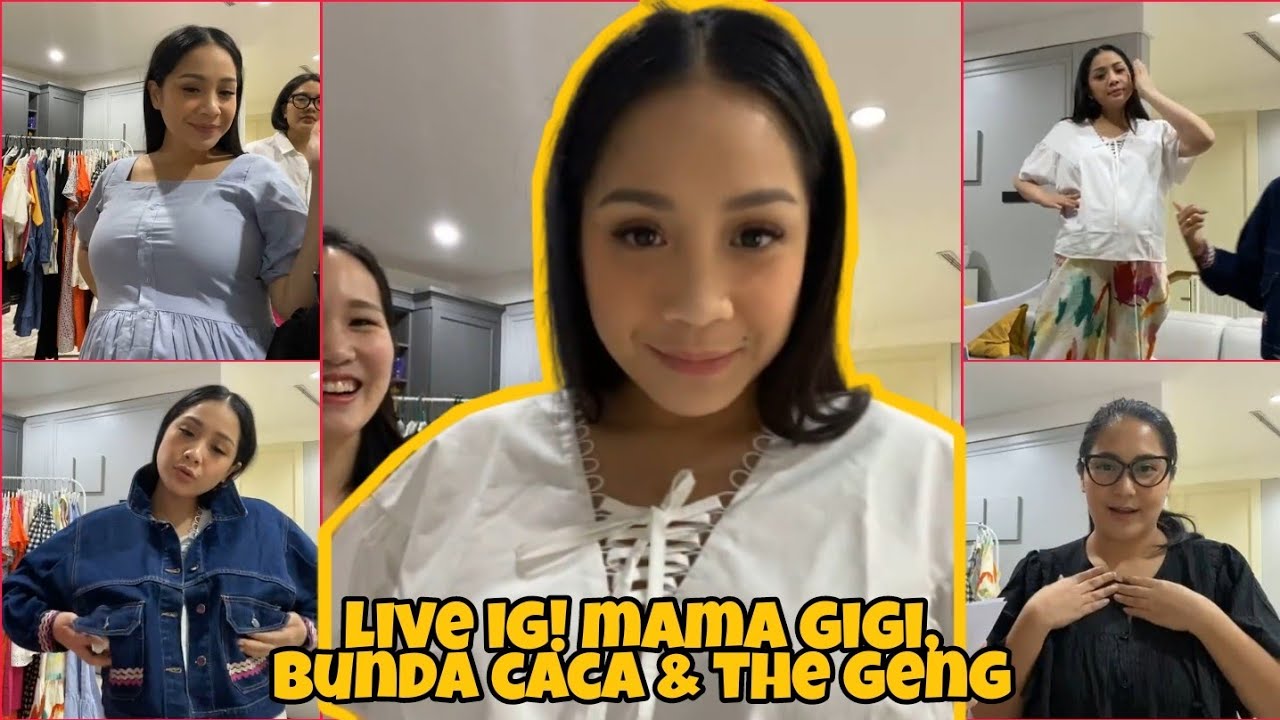 LIVE IG! NAGITA SLAVINA, CACA TENGKER & THE GENG