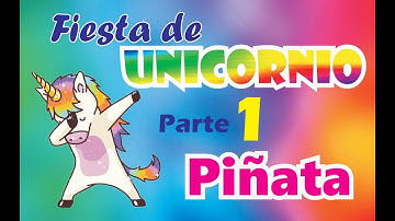 FIESTA UNICORNIO || PIÑATA PRINCESA CELESTIA [►] CREADO A MANO