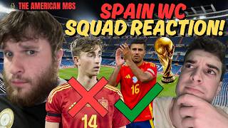 Official Spain World Cup 2026 Squad Reaction!