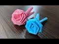 Easy Rose with of drinking straw , Valentine gifts