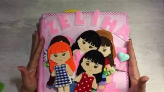 Zeliha’ nın bebek evi - dollhouse - aktivite kitabı- quiet book