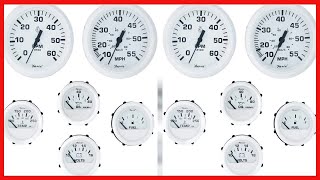 Faria Beede Instruments KT9797 Inboard Dress White 6-Gauge Boxed Set
