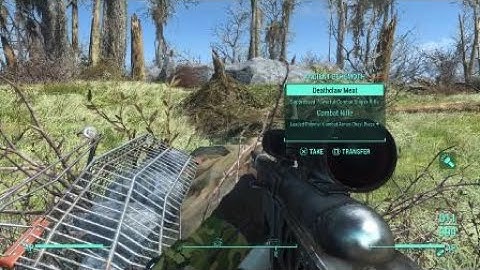 Fallout 4 Encounter: Ancient Behemoth head exploding!!!