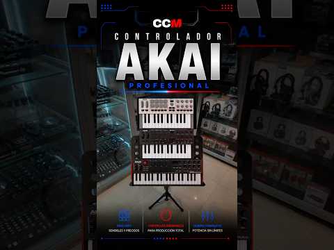 Poster del video de Controlador Midi Akai Mpk Mini Mk4 Negro