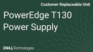 PowerEdge T130: Remove/Install Power Supply