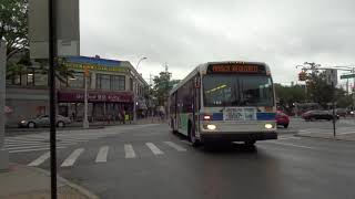 NYC Bus: Elmhurst bound Orion VII NG 4123 Q88 at Springfield Blvd/Jamaica Av