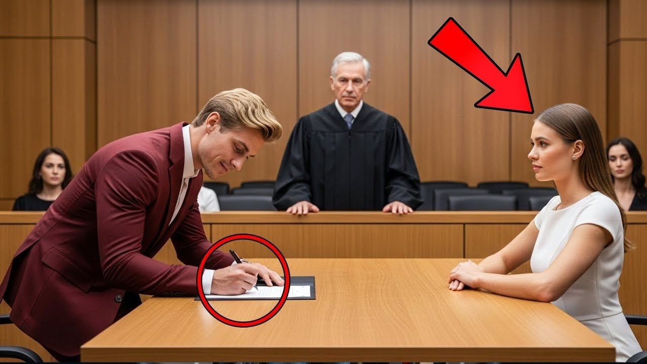 Sein hämisches Grinsen bei der Scheidung zerbrach, als der Richter das geheime Testament vorlas