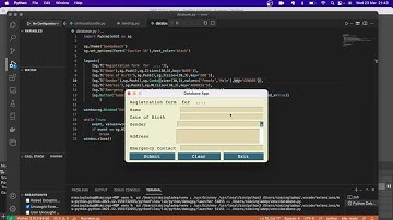 How to develop a database using python - Customising input fields  #pysimplegui #python - #3