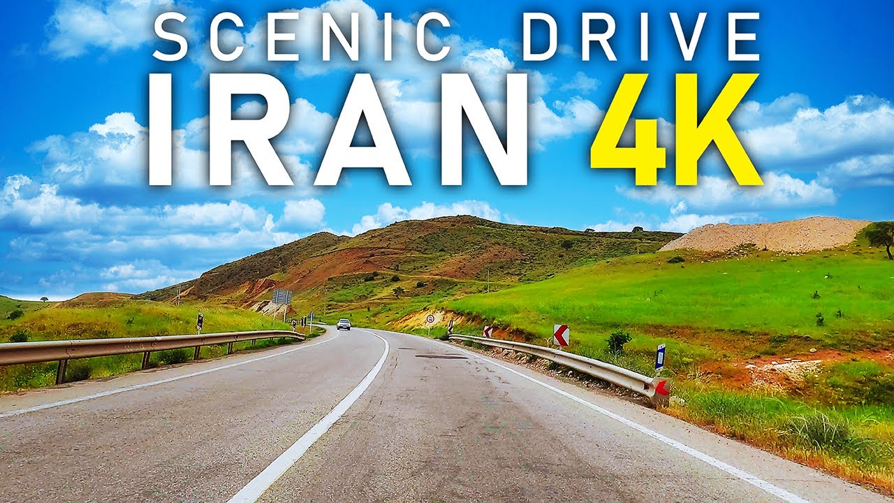 🇮🇷 IRAN - Scenic Drive - Ardabil to Zanjan Road (Sarcham Road) - Driving Tour with Relaxing Music