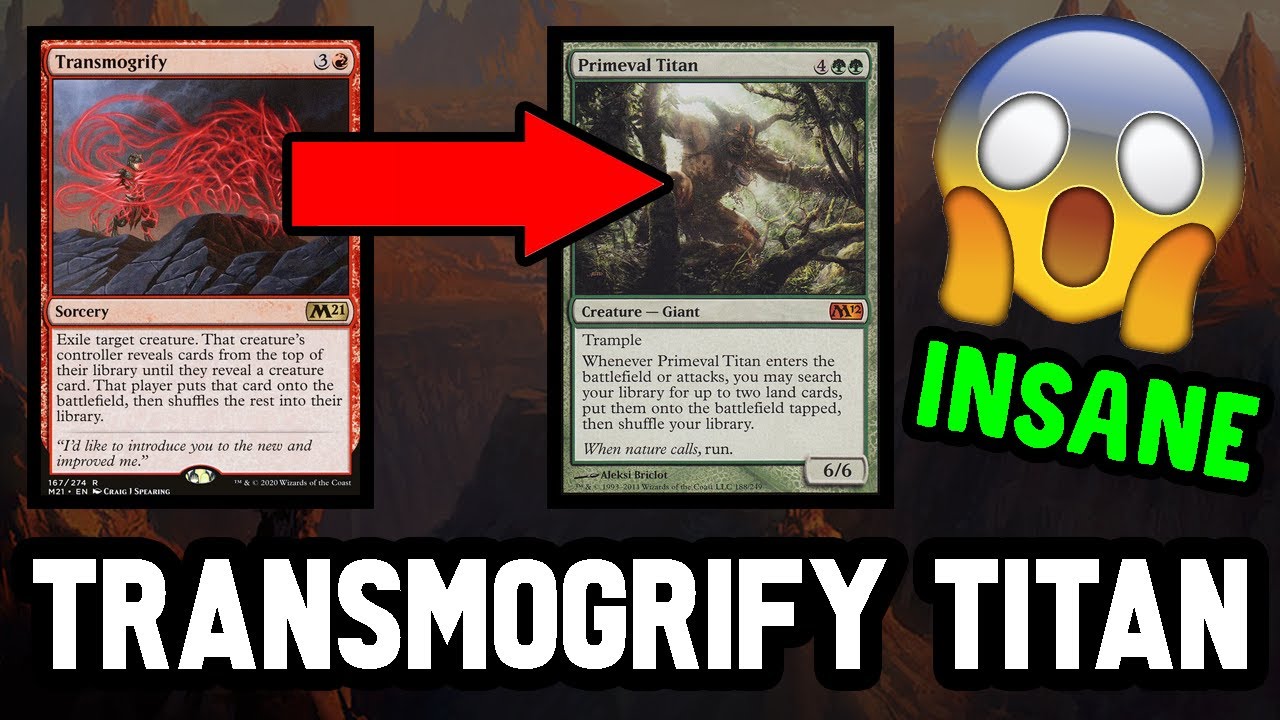 💣 TRANSMOGRIFY TITAN is BETTER than Emrakul! 💣 【 MTG Modern Gameplay 】