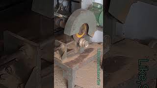 Gunmetal Bush Sleeve Cutting In Cutting Machine.