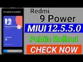 MIUI12.5.5.0 New Update Public Rollout In Redmi 9 Power | Redmi 9 Power MIUI 12.5 New Update Public
