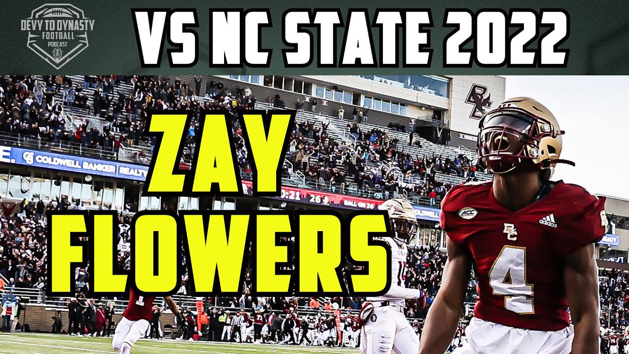 Zay Flowers 2023 NFL Draft Scouting Film YouTube