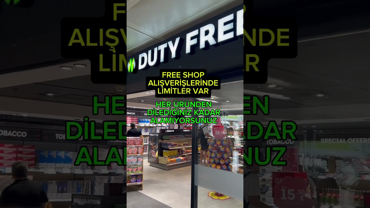 Türkiye’ye girerken alışveriş limitlerinizi öğrenmek için açıklamayı okuyun 