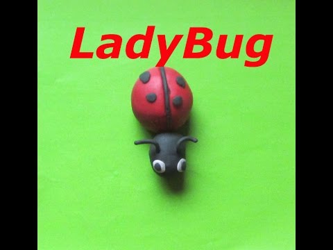 ladybug clay model
