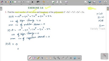 12 Math’s | Q.No.5 | Exercise 3.6|Chapter 3| TN New Syllabus |Theory of Equation