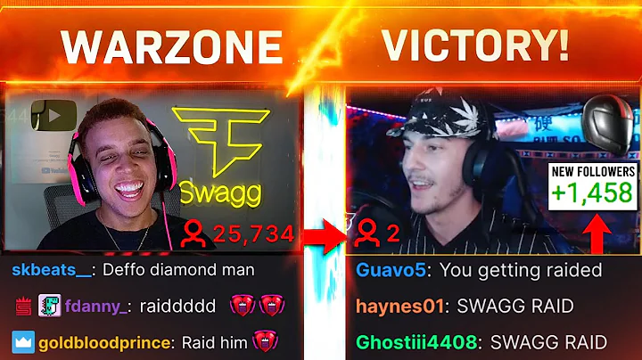 Spectating Twitch Streamer in Warzone & WE RAIDED HIS STREAM! (20,000 Viewers)