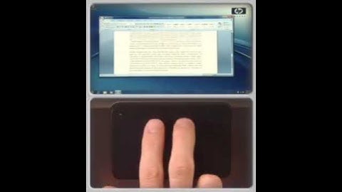 How to: scroll vertically, Two finger scrolling