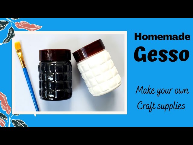 How to Make Gesso (Simple + no PVA) 