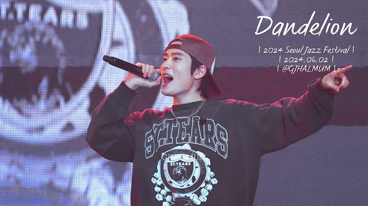 [NCT] 240602 4K 서울재즈페스티벌 재현 Dandelion (feat. Lauv) 선공개 (2024 Seoul Jazz Festival Jaehyun Dandelion)
