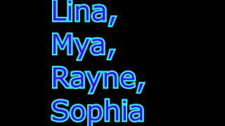 4 future Olympians! AMAZING! Lina, Mya, Rayne, Sophia | AMAZING| AGE 8, 6 AND 11