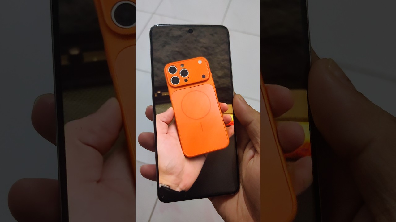 transform to iPhone 17 Pro max with Case ????