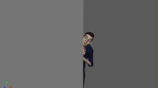 Character Peeking Around Corner Test