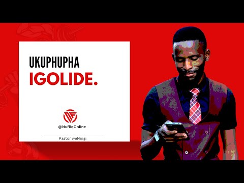 Ukuphupha Igolide | @pastorweningi