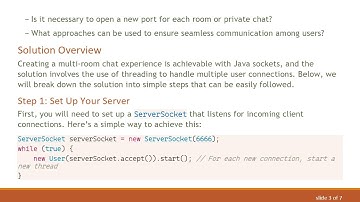 Creating a Multi-Room Chat Application with Java Sockets