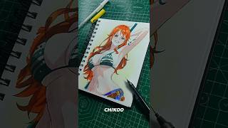 Nami step by step ✍️✨ #shorts #onepiece