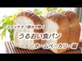 うるおい食パン】ホームベーカリーでプロの味。捏ね時間を減らして