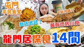 【屯門平民食堂Ep.11】屯門龍門居宵夜大探索一次過遊覽14間食6間稀有懷舊小食人氣沙嗲汁 新店煎餅必試炸蠔餅究竟好唔好食▲雅軒試食報告 [[中字]]