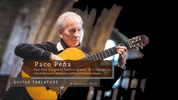 Guitar TAB - Paco Peña : Medina Azahara | Tutorial Sheet Lesson #iMn