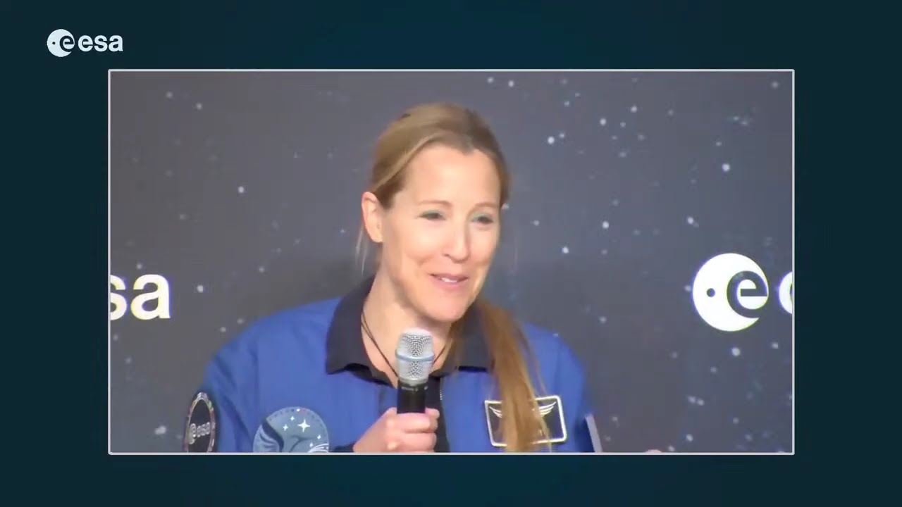 French ESA astronaut Sophie Adenot holds press conference ahead of her launch to the ISS