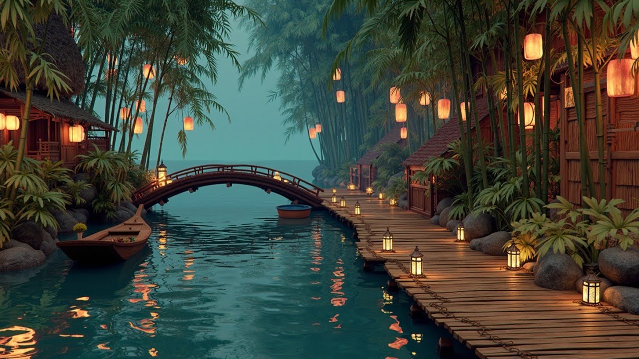 Zen Garden Music ~ Relaxing Bamboo Flute & Erhu for Deep Sleep ...