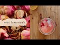 rose lemonade 🍋 🌹 || pink lemonade recipe