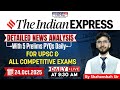 Indian Express Analysis | 24th Oct 2025 | Daily Current Affairs for UPSC & State PSC | SRIRAM's IAS