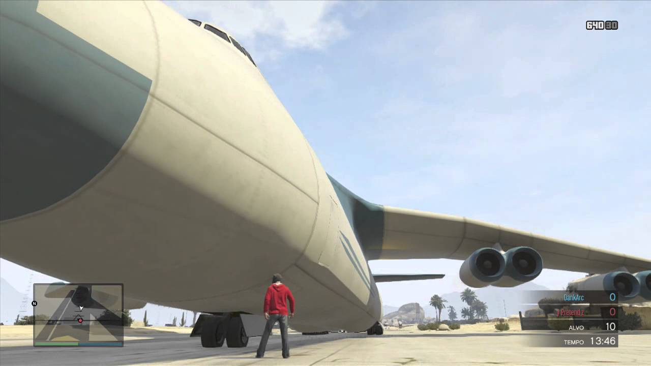 GTA V - Como roubar Aviões no aeroporto 