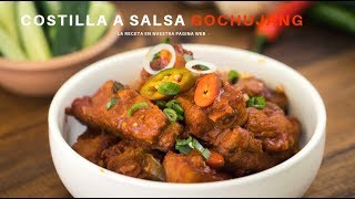 COSTILLA A SALSA GOCHUJANGㅣReceta Comida CoreanaㅣDwaeji Galbi Jjim