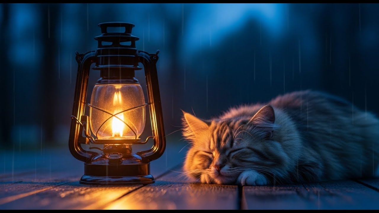 Cozy Calming Cat Music 💤 | Anxiety Relief for Peaceful Nights