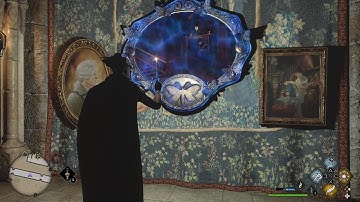 Hogwarts Legacy | Bell Tower courtyard missing Lumos moth painting puzzle solution | PS5