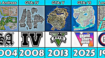 The Evolution of GTA Map