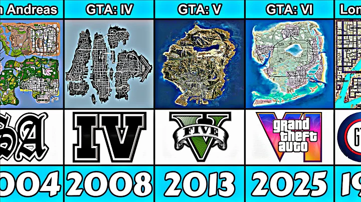 The Evolution of GTA Map's From 1997 to 2025