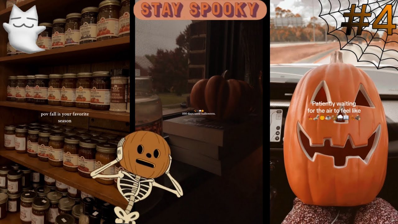 Halloween/Fall Tiktok Compilation (#4) 🕸️